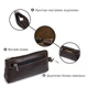 Кожаная ключница GRANDE PELLE из натуральной кожи коричневого цвета (bg113fash81) - изображение 4