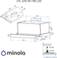 Вытяжка MINOLA HTL 6215 WH 700 LED - изображение 14