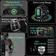 Чоловічий смарт-годинник WarTech з українською мовою, із Bluetooth-дзвінками для айфону та андроїду, водонепроникний з 2 ремінцями - зображення 2