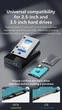Зовнішня кишеня Blueendless МR35T HUB USB 3.1 для HDD 3.5" з хабом - зображення 10