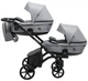 Коляска 2 в 1 для двійні Bair Kiwi DUO Soft BKP-218 сірий - зображення 4