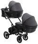 Коляска 2 в 1 для двойни Bair Kiwi DUO ECO BKD-15 черный - изображение 4