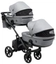 Коляска 2 в 1 для двійні Bair Kiwi DUO Soft BKP-218 сірий - зображення 5
