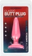 Анальная пробка Doc Johnson Butt Plug Pink - Slim Medium цвет розовый (00492016000000000) - изображение 3