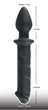 Двусторонний анальный стимулятор Black Velvets Dildo & Plug (22279000000000000) - изображение 4