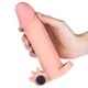 Насадка на пенис с вибрацией Pleasure X-Tender Series Perfect for 4,5-6 inches Erect Penis цвет телесный (18914026000000000) - изображение 2