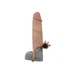 Насадка на пенис с вибрацией Pleasure X-Tender Series Perfect for 4,5-6 inches Erect Penis цвет телесный (18914026000000000) - изображение 5