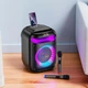 Портативна бездротова Bluetooth колонка акустика-караоке з мікрофоном Hoco HA13 BT5.4, TF/USB/AUX/FM/TWS, 40W (60W Peak), 5-6h Black - зображення 8