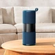 Бездротова колонка Hoco HC29 (Bluetooth 5.4, FM-радіо, TF-карта, TWS, Type-C, 1800 мАг, RGB підсвітка, вбудований мікрофон) - Синій - зображення 2