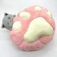 Мягкая Плюшевая Игрушка Подушка Лапка Котика Пушин 40 см Розовый (9203) - изображение 6