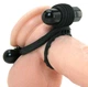 Эрекционное виброкольцо Optimale Vibrating Double C-Ring цвет черный (14619005000000000) - изображение 2