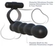 Эрекционное кольцо с фаллоимитатором Fantasy C-Ringz Posable Partner Double Penetrator (19263000000000000) - изображение 6