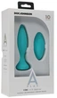 Силиконовая вибропробка Doc Johnson A-Play Vibe Beginner Rechargeable Silicone Anal Plug with Remote цвет бирюзовый (22343732000000000) - изображение 9