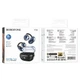 Бездротові навушники BOROFONE FQ5 Spirit clip-on true wireless BT headset Black (6941991117176) - изображение 2