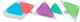 Розумна система освітлення Nanoleaf Shapes Mini Triangles Starter Kit Apple Homekit 5 шт [80706] - зображення 2