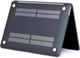 Пластиковая накладка (верх и низ) HardShell Matte Case для Apple MacBook Air 13.6" M2 A2681 2022 (Black) [77500] - изображение 3