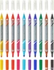 Фломастеры-лайнеры Herlitz My.Pen двухсторонние 0.5/4 мм 10 цветов 10 шт (11367232) - изображение 3