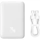 Зовнішній акумулятор Baseus Magnetic Mini Wireless Fast Charge 20W 20000 mAh (PPCX150002) White [113529] - зображення 5
