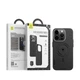 Чохол Blueo Premium Gorilla Air Aramid Fiber Carbon Kevlar Phone Case 600D for iPhone 14 Pro with MagSafe Black - зображення 2