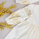 Сукня-вишиванка для дівчинки Family Tradition із сатину 74 см айворі Золота нива - зображення 5