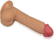 Фалоімітатор Lovetoy Dual-Layered Platinum Silicone Nature Cock 8.5 колір тілесний (19578026000000000) - зображення 7