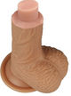 Фалоімітатор Lovetoy Dual-Layered Platinum Silicone Nature Cock 8.5 колір тілесний (19578026000000000) - зображення 13