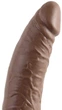Фаллоимитатор коричневый Pipedream Basix Rubber Works Slim 7 (08547000000000000) - изображение 2