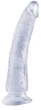 Фаллоимитатор заостренный кристалл Pipedream Basix Rubber Works Slim 7 (08544000000000000) - изображение 6