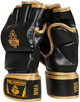 Рукавички ММА Bushido E1V8 розмір XL Black/Gold (5902539015959) - зображення 1