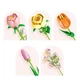 3D конструктор JIE-STAR 9065 RoseTulip Ensamble набор строительных блоков 1011 деталей пластиковый - изображение 3