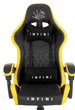 Крісло для геймерів Infini Five Black/Yellow (34538) - изображение 4