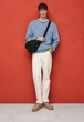 Світшот чоловічий Regular Fit H&M (58122) L Синій - зображення 2