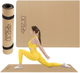Килимок (мат) спортивний 4FIZJO Cork 183 x 61 x 0.4 см для йоги та фітнесу (P-5907739319562) - зображення 1
