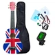 Комплект Укулеле сопрано 21″ Union Jack (Britain Flag) + Чехол + Тюнер + Комплект аксессуаров (mrk6928) - изображение 1