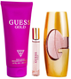 Zestaw damski Guess Gold Woda perfumowana 75 ml + Woda perfumowana 15 ml + Balsam do ciała 200 ml (85715329882) - obraz 1