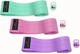 Набір тканинних фітнес резинок Hip Resistance Band з навантаженням 8, 22, 32 кг. - зображення 6