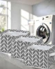 Кошик з кришкою HomyWay набір 3 шт сірий 20x16x14 см - зображення 8