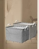Кошик з кришкою сірий HomyWay 45x30x28 см набір з 2 шт 1019 - зображення 6