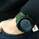 Часы наручные мужские SKMEI 1213AG ARMY GREEN BIG SIZE, брендовые мужские часы. Цвет: зеленый - изображение 15