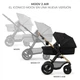 Универсальная коляска 3 в 1 Kinderkraft Moov 2 Air Pure Black (KSMOOV02BLK0000) - изображение 13