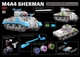 Збірна модель 1/35 Танк M4A4 Sherman RFM RM-5119 - изображение 4