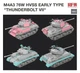 Збірна модель 1/35 Танк M4A3 Sherman 76W HVSS раннього типу "Thunderbolt VII" RFM RM-5092 - изображение 2
