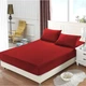 Набор Good-Dream Простынь на резинке 200х220 см + 2 наволочки 50х70 см сатин Red (GDBSSR200220) - изображение 1