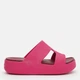 Жіночі шльопанці для пляжу Crocs Getaway Groove Platform HStrap Dgf 210701-6ZQ 39-40 (W9) 25 см Dragon Fruit (196265902811) - зображення 1