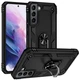 Протиударний чохол з підставкою Deexe Armor Case для Samsung Galaxy S22 (S901) - Black - зображення 1