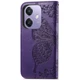 Чохол-книжка з малюнком UniCase Butterfly Pattern для OPPO A3x / A3 / A40m - Dark Purple - зображення 6