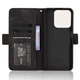 Чехол-книжка с кармашками Deexe Wallet Stand для Realme C63 / C61 / Note 60x - Black - изображение 5