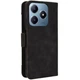 Чехол-книжка с кармашками Deexe Wallet Stand для Realme C63 / C61 / Note 60x - Black - изображение 7