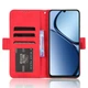 Чехол-книжка с кармашками Deexe Wallet Stand для Realme C63 / C61 / Note 60x - Red - изображение 2