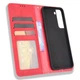 Чохол-книжка Deexe Retro Style для Samsung Galaxy S22 (S901) - Red - зображення 6